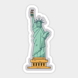 Statue of Coffee Sticker